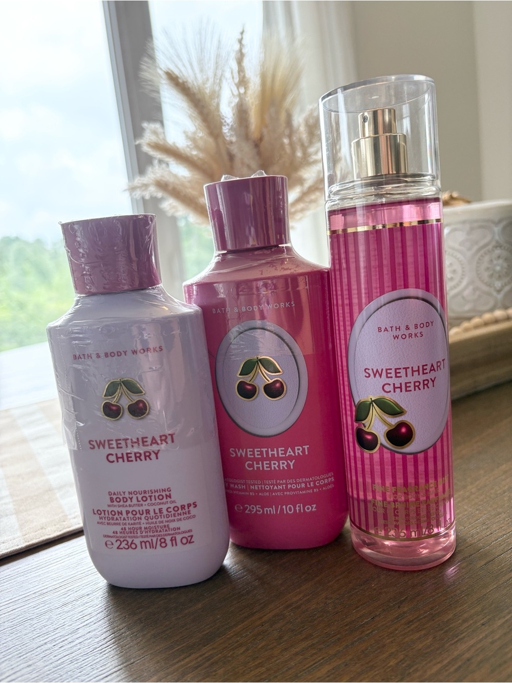 Bath & Body Works Sweetheart Cherry Body Wash,Lotion & Fragrance Mist
